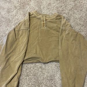 Urban outfitters cropped sweatshirt